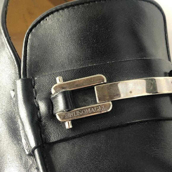 Bruno Magli Tavulla Black Leather Loafers Size 10M main image 10